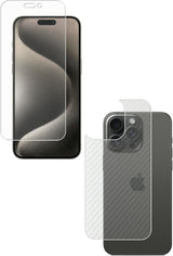 【カスタマイズフィルム 画面1点から選べる 2点(画面+背面)】iPhone 15 PRO 用 保護 フィルム 日本製