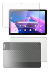 【調整中】【2枚組(画面+背面)】ClearView(クリアビュー) Lenovo Tab M10 3rd Gen用【 マット 反射低減 】液晶 保護 フィルム+カーボン調 背面保護フィルム 日本製