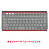 ClearView ロジクール Pebble Keys 2 K380s 用 キーボードカバー 保護 フィルム 日本製