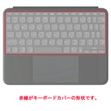 ClearView ロジクール Combo Touch (iPad Air 11インチ M2 iPad Air 第5世代用) iK1178GRA 用 キーボードカバー 保護 フィルム 日本製