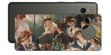 AQUOS sense7用 背面 保護 フィルム 名画 プリント ルノワール 舟遊びをする人々の昼食( ピエール=オーギュスト・ルノワール Pierre-Auguste Renoir )