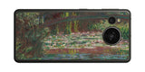 AQUOS sense7用 背面 保護 フィルム 名画プリント クロード・モネ ( Claude Monet ) 睡蓮の池