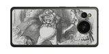 AQUOS sense7用 背面 保護 フィルム 名画プリント ジョン・テニエル ( John Tenniel ) トゥイードルダム