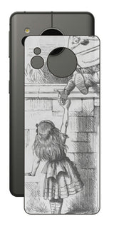 AQUOS sense7用 背面 保護 フィルム 名画プリント ジョン・テニエル ( John Tenniel ) ハンプティ・ダンプティ