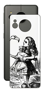 AQUOS sense7用 背面 保護 フィルム 名画プリント ジョン・テニエル ( John Tenniel ) フラミンゴでクロッケーをする場面