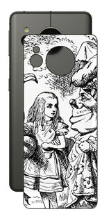 AQUOS sense7用 背面 保護 フィルム 名画プリント ジョン・テニエル ( John Tenniel ) 侯爵夫人