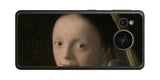 AQUOS sense7用 背面 保護 フィルム 名画 プリント フェルメール 少女 ( ヨハネス・フェルメール Johannes Vermeer )