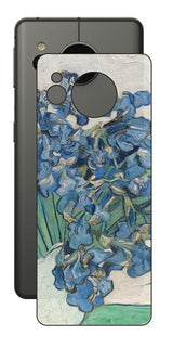 AQUOS sense7用 背面 保護 フィルム 名画 プリント ゴッホ アイリス( フィンセント ファン ゴッホ Vincent Willem van Gogh )