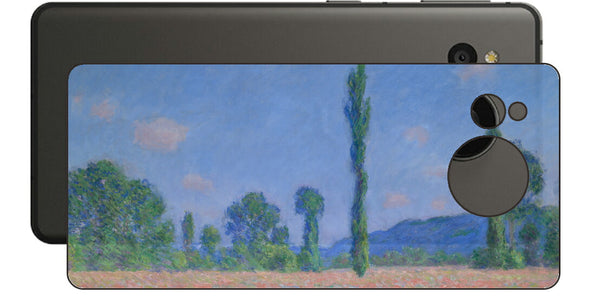 AQUOS sense7 plus用 背面 保護 フィルム 名画プリント クロード・モネ （ Claude Monet ) ポプラとポピー