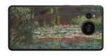 AQUOS sense7 plus用 背面 保護 フィルム 名画プリント クロード・モネ ( Claude Monet ) 睡蓮の池