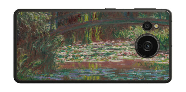 AQUOS sense7 plus用 背面 保護 フィルム 名画プリント クロード・モネ （ Claude Monet ) 睡蓮の池