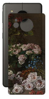 AQUOS sense7 plus用 背面 保護 フィルム 名画プリント クロード・モネ ( Claude Monet ) 春の花