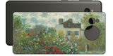 AQUOS sense7 plus用 背面 保護 フィルム 名画プリント クロード・モネ （ Claude Monet ) アルジャントゥイユのモネの家の庭