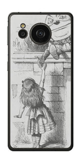 AQUOS sense7 plus用 背面 保護 フィルム 名画プリント ジョン・テニエル ( John Tenniel ) ハンプティ・ダンプティ