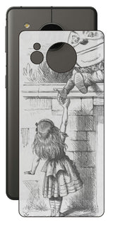 AQUOS sense7 plus用 背面 保護 フィルム 名画プリント ジョン・テニエル ( John Tenniel ) ハンプティ・ダンプティ