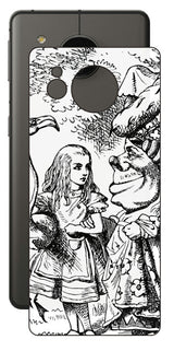 AQUOS sense7 plus用 背面 保護 フィルム 名画プリント ジョン・テニエル ( John Tenniel ) 侯爵夫人