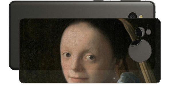 AQUOS sense7 plus用 背面 保護 フィルム 名画 プリント フェルメール 少女 （ ヨハネス・フェルメール Johannes Vermeer ）