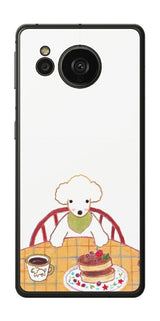 AQUOS sense7 plus用 【コラボ プリント Design by よこお さとみ 005 】 背面 保護 フィルム 日本製