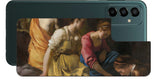 サムスン Galaxy M23 5G用 背面 保護 フィルム 名画 プリント フェルメール ディアナとニンフたち ( ヨハネス・フェルメール Johannes Vermeer )