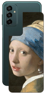 サムスン Galaxy M23 5G用 背面 保護 フィルム 名画 プリント フェルメール 真珠の耳飾りの少女 ( ヨハネス・フェルメール Johannes Vermeer )