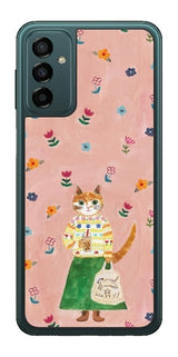 サムスン Galaxy M23 5G用 【コラボ プリント Design by よこお さとみ 004 】 背面 保護 フィルム 日本製