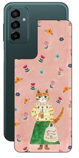 サムスン Galaxy M23 5G用 【コラボ プリント Design by よこお さとみ 004 】 背面 保護 フィルム 日本製