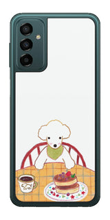 サムスン Galaxy M23 5G用 【コラボ プリント Design by よこお さとみ 005 】 背面 保護 フィルム 日本製