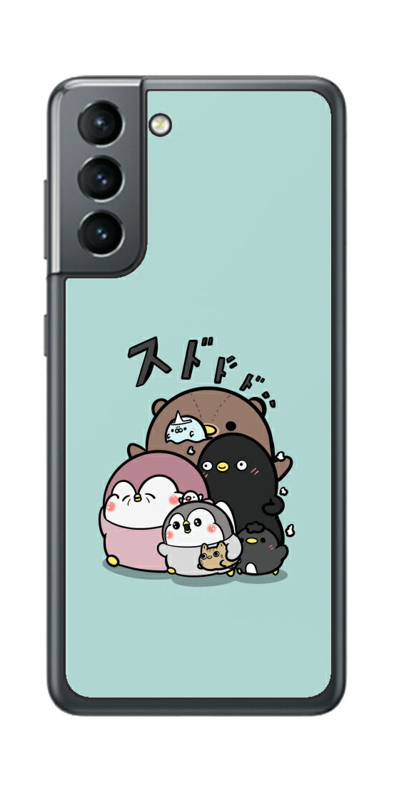 ClearView サムスン Galaxy S21 5G用 【コラボ プリント Design by お腹すい汰 001 】 背面 保護 フィルム 日本製