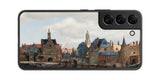 サムスン Galaxy S22用 背面 保護 フィルム 名画 プリント フェルメール デルフトの眺望 ( ヨハネス・フェルメール Johannes Vermeer )