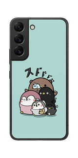 ClearView サムスン Galaxy S22用 【コラボ プリント Design by お腹すい汰 001 】 背面 保護 フィルム 日本製