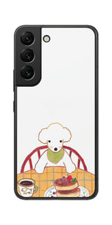 サムスン Galaxy S22用 【コラボ プリント Design by よこお さとみ 005 】 背面 保護 フィルム 日本製