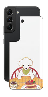 サムスン Galaxy S22用 【コラボ プリント Design by よこお さとみ 005 】 背面 保護 フィルム 日本製