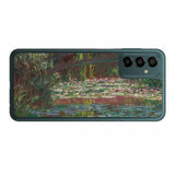 サムスン Galaxy M23 5G用 背面 保護 フィルム 名画プリント クロード・モネ ( Claude Monet ) 睡蓮の池