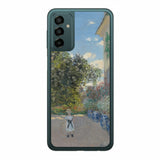 サムスン Galaxy M23 5G用 背面 保護 フィルム 名画プリント クロード・モネ ( Claude Monet ) アルジャントゥイユの画家の家