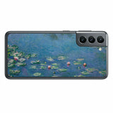 サムスン Galaxy S21 5G用 背面 保護 フィルム 名画プリント クロード・モネ ( Claude Monet ) 睡蓮