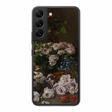サムスン Galaxy S22用 背面 保護 フィルム 名画プリント クロード・モネ ( Claude Monet ) 春の花