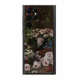 サムスン Galaxy S22 Ultra用 背面 保護 フィルム 名画プリント クロード・モネ ( Claude Monet ) 春の花