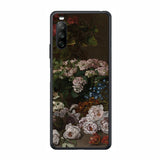 Sony Xperia 10 III用 背面 保護 フィルム 名画プリント クロード・モネ ( Claude Monet ) 春の花