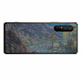 Sony Xperia 1 II用 背面 保護 フィルム 名画プリント クロード・モネ ( Claude Monet ) 小クルーズ川