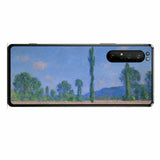 Sony Xperia 1 II用 背面 保護 フィルム 名画プリント クロード・モネ ( Claude Monet ) ポプラとポピー