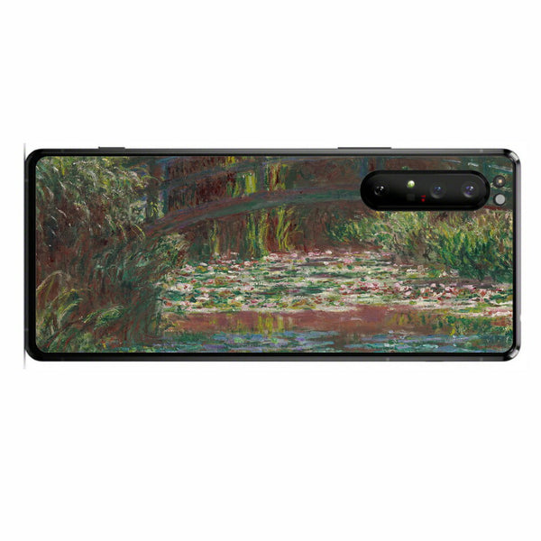 Sony Xperia 1 II用 背面 保護 フィルム 名画プリント クロード・モネ （ Claude Monet ) 睡蓮の池