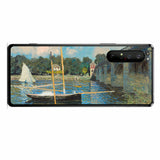Sony Xperia 1 II用 背面 保護 フィルム 名画プリント クロード・モネ ( Claude Monet ) アルジャントゥイユの橋