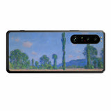 Sony Xperia 1 III用 背面 保護 フィルム 名画プリント クロード・モネ ( Claude Monet ) ポプラとポピー