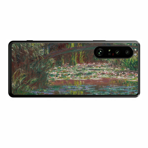 Sony Xperia 1 III用 背面 保護 フィルム 名画プリント クロード・モネ （ Claude Monet ) 睡蓮の池