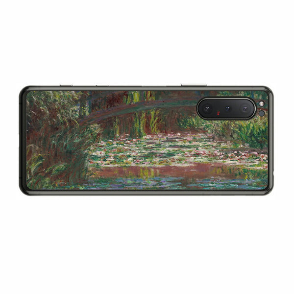 Sony Xperia 5 II用 背面 保護 フィルム 名画プリント クロード・モネ （ Claude Monet ) 睡蓮の池