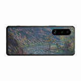 Sony Xperia 5 III用 背面 保護 フィルム 名画プリント クロード・モネ ( Claude Monet ) 小クルーズ川