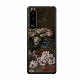 Sony Xperia 5 III用 背面 保護 フィルム 名画プリント クロード・モネ ( Claude Monet ) 春の花