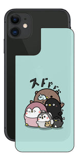 ClearView iPhone 11用 【コラボ プリント Design by お腹すい汰 001 】 背面 保護 フィルム 日本製