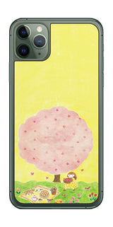 iPhone 11 Pro Max用 【コラボ プリント Design by よこお さとみ 003 】 背面 保護 フィルム 日本製