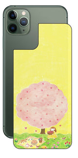 iPhone 11 Pro Max用 【コラボ プリント Design by よこお さとみ 003 】 背面 保護 フィルム 日本製